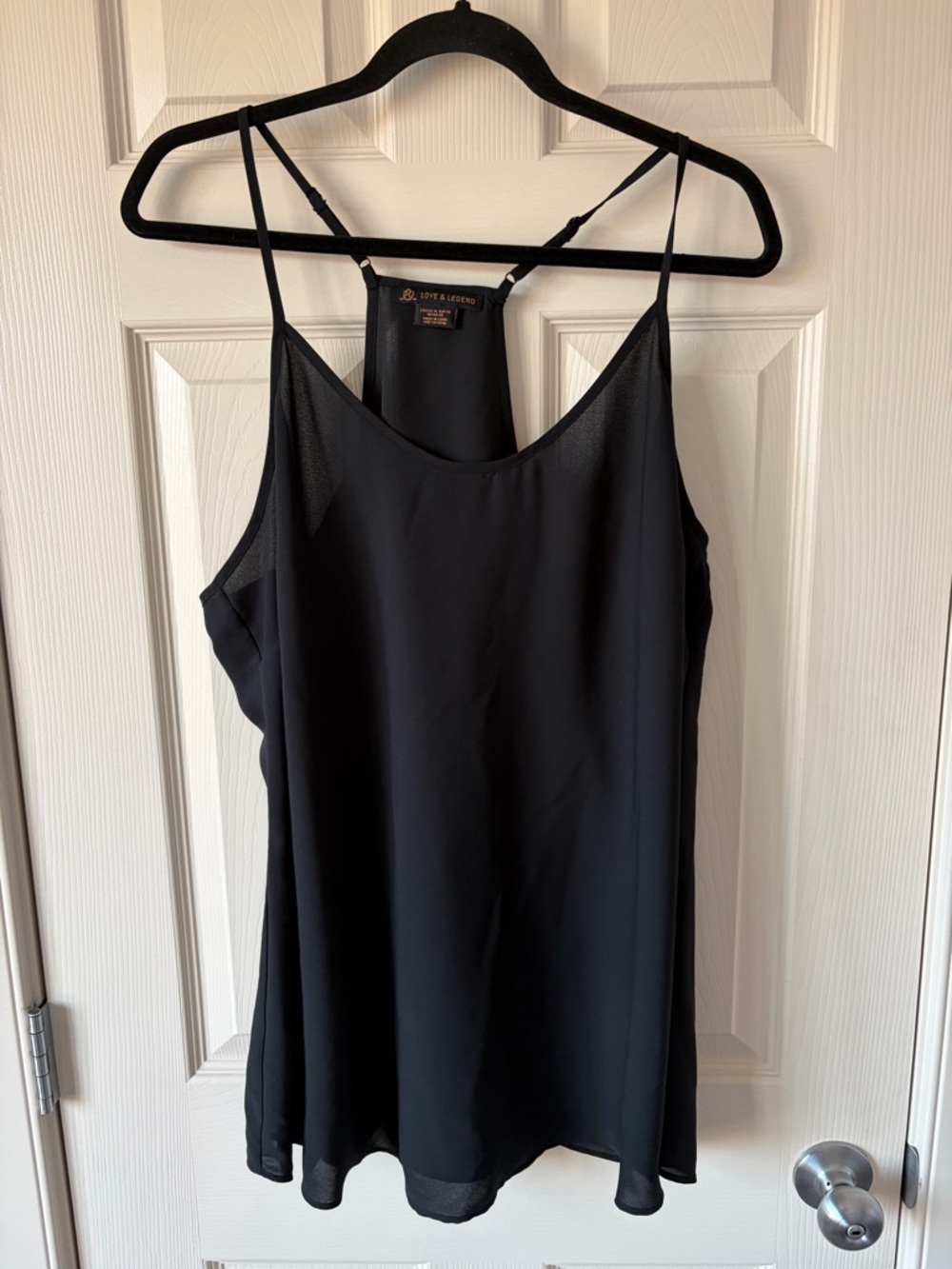🤍LOVE AND LORE - Black Tank Top - Size 16